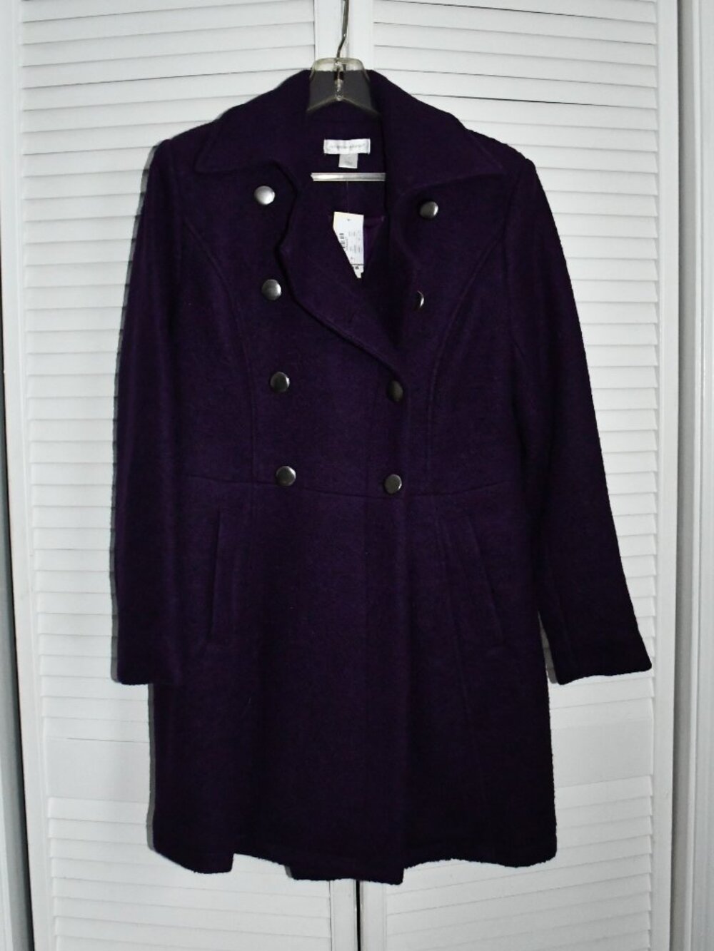 NWT Women's Christopher & Banks Wool Coat